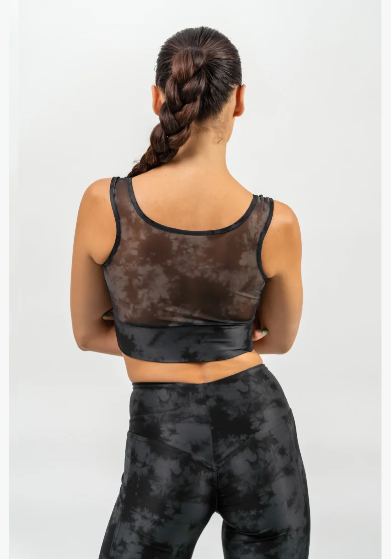 NEBBIA • Reggiseno sportivo con rete IMPACT nero • Nebshop.it
