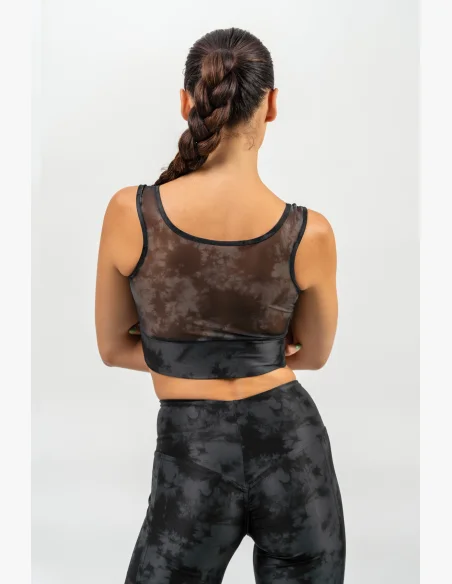 NEBBIA • Reggiseno sportivo con rete IMPACT nero • Nebshop.it