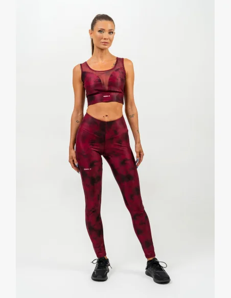 NEBBIA • Reggiseno sportivo con rete IMPACT rosso • Nebshop.it