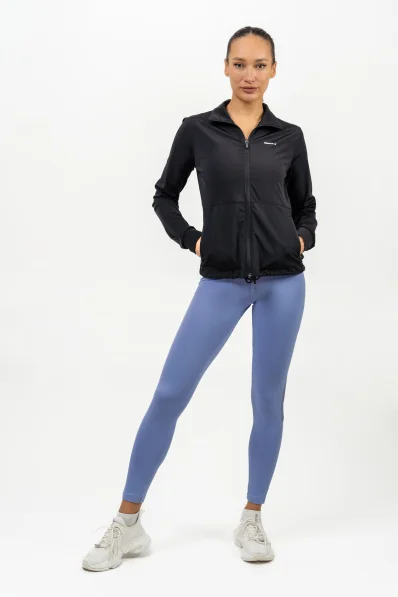 NEBBIA • Leggings con rete a vita alta PERFORMANCE viola • Nebshop.it 2