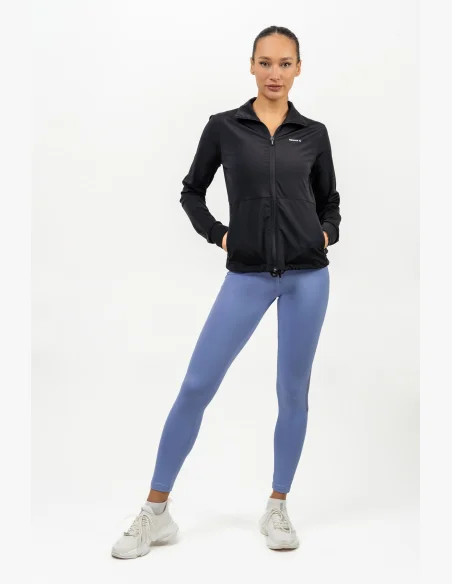 NEBBIA • Leggings con rete a vita alta PERFORMANCE viola • Nebshop.it