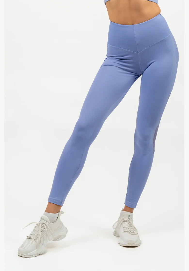 NEBBIA • Leggings con rete a vita alta PERFORMANCE viola • Nebshop.it