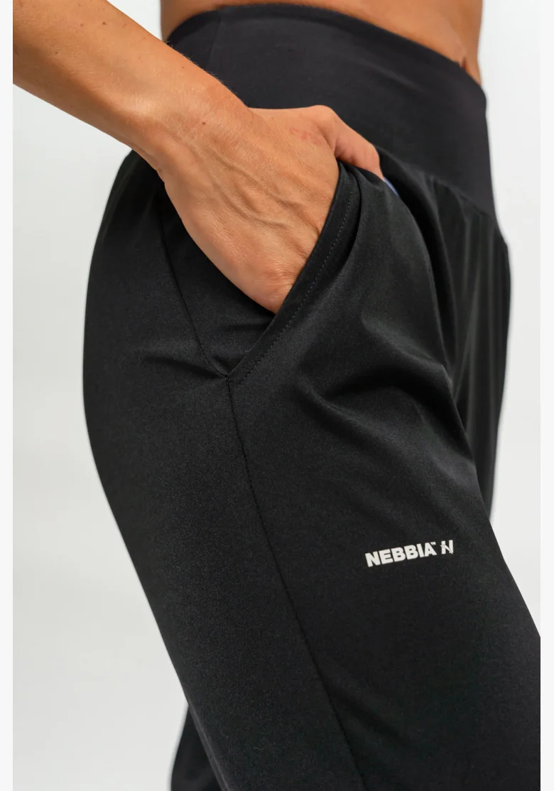 NEBBIA • Leggings slim fit con tasche SLEEK nere • Nebshop.cz