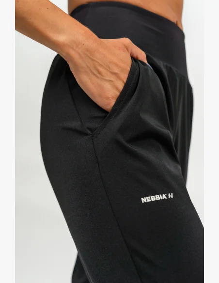 NEBBIA • Leggings slim fit con tasche SLEEK nere • Nebshop.cz