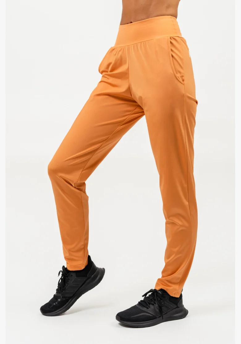 NEBBIA • Leggings slim fit con tasche SLEEK arancione • Nebshop.cz