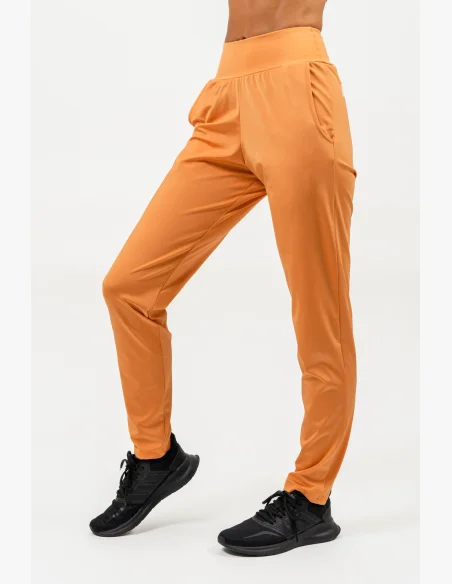 NEBBIA • Leggings slim fit con tasche SLEEK arancione • Nebshop.cz