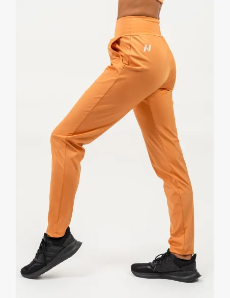 NEBBIA • Leggings slim fit con tasche SLEEK arancione • Nebshop.cz