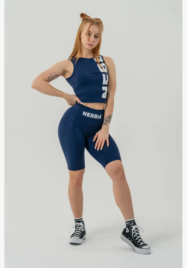 NEBBIA • Canotta SNATCHED blu • Nebshop.it
