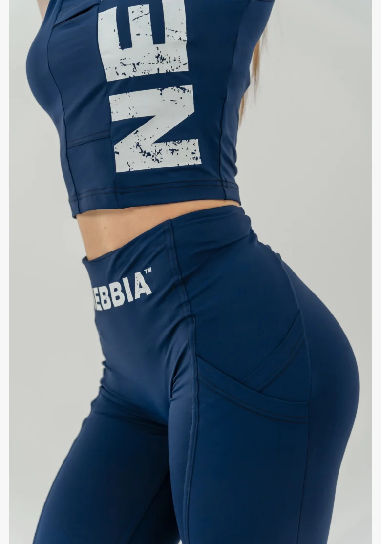 NEBBIA • Canotta SNATCHED blu • Nebshop.it