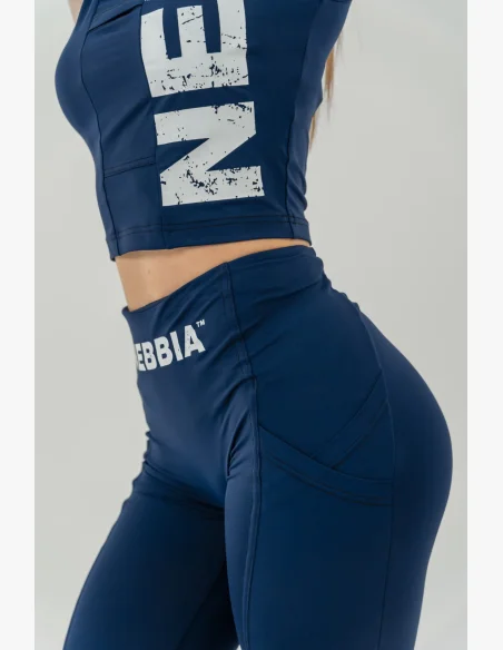 NEBBIA • Canotta SNATCHED blu • Nebshop.it
