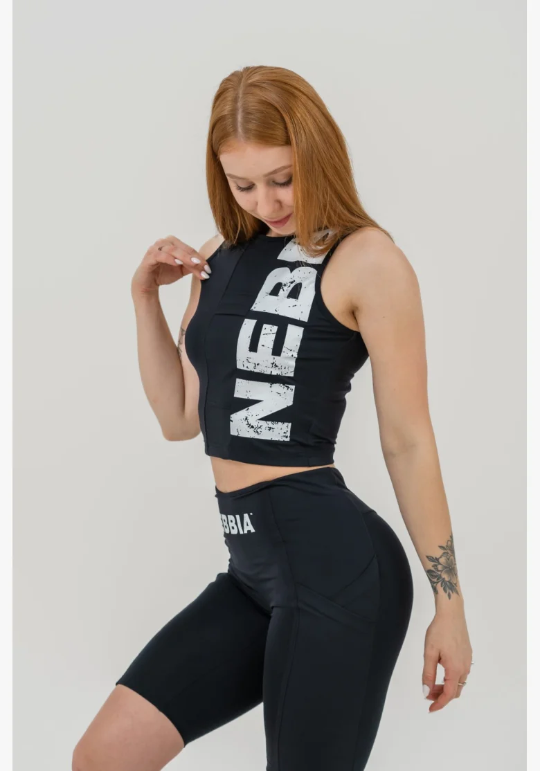 NEBBIA • Top SNATCHED nero • Nebshop.cz
