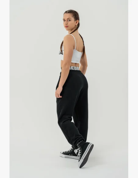 NEBBIA • Pantaloni sportivi MUSCLE MOMMY neri • Nebshop.cz