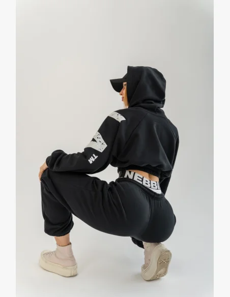 NEBBIA • Pantaloni sportivi MUSCLE MOMMY neri • Nebshop.cz