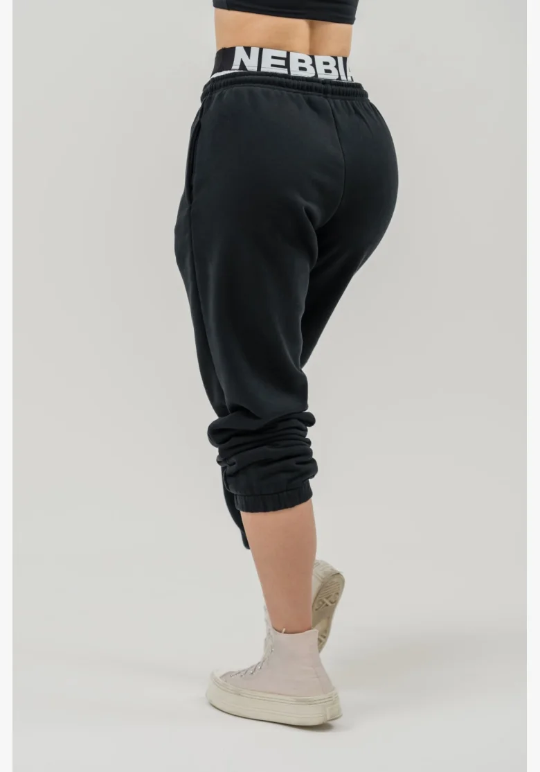NEBBIA • Pantaloni sportivi MUSCLE MOMMY neri • Nebshop.cz