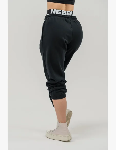NEBBIA • Pantaloni sportivi MUSCLE MOMMY neri • Nebshop.cz