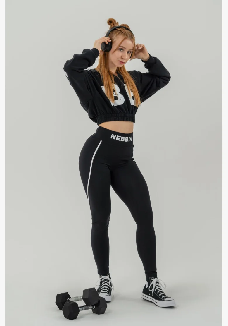 NEBBIA • Crop top felpa MUSCLE MOMMY • Nebshop.cz