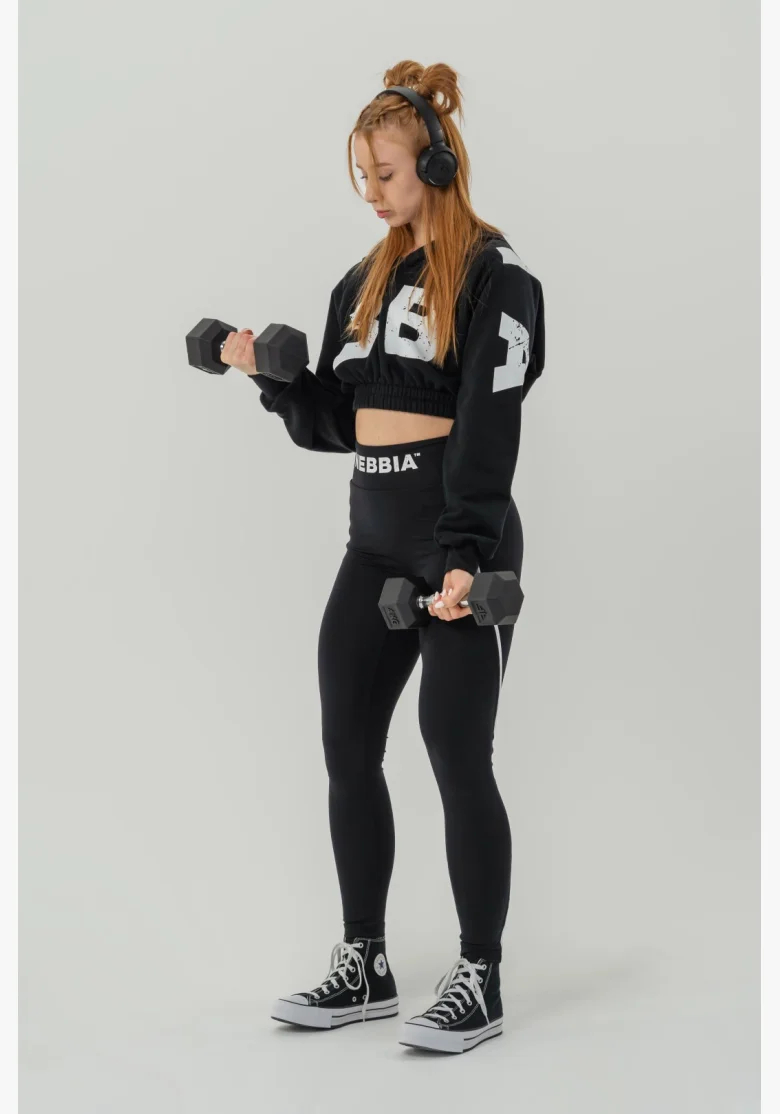 NEBBIA • Crop top felpa MUSCLE MOMMY • Nebshop.cz