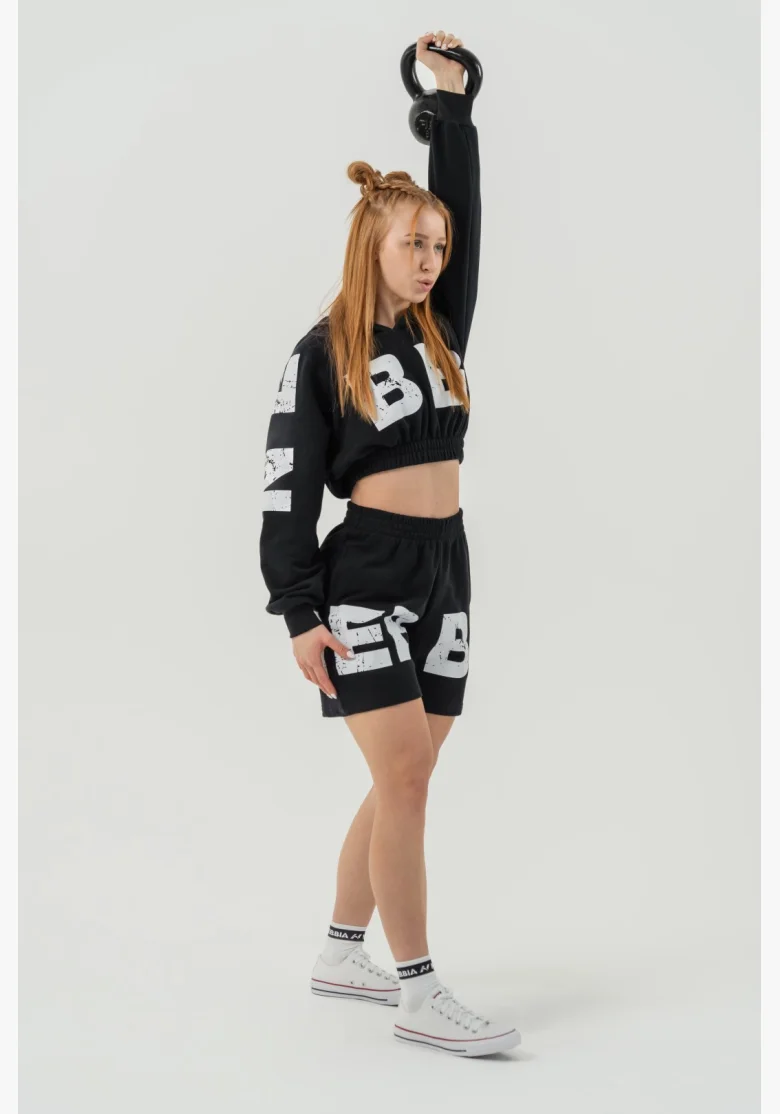 NEBBIA • Crop top felpa MUSCLE MOMMY • Nebshop.cz