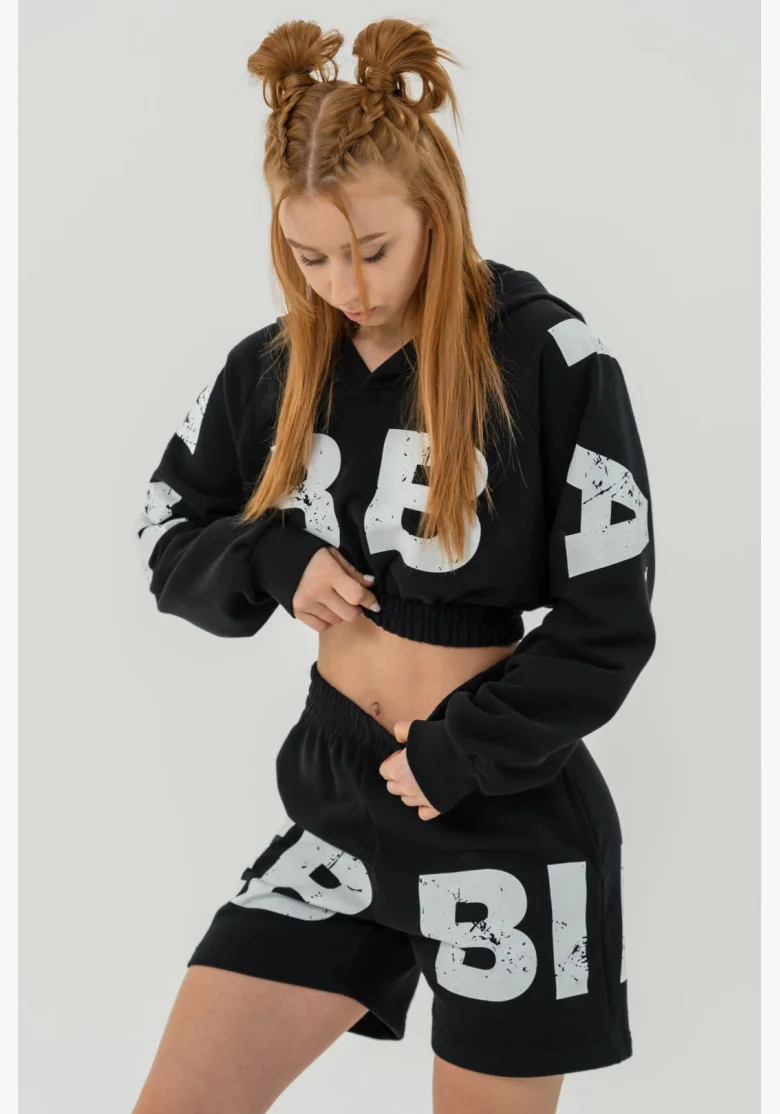 NEBBIA • Crop top felpa MUSCLE MOMMY • Nebshop.cz