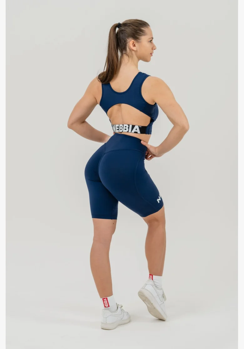 NEBBIA • Top corto GYM THERAPY blu • Nebshop.cz