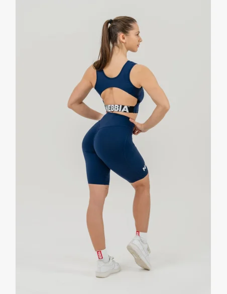 NEBBIA • Top corto GYM THERAPY blu • Nebshop.cz