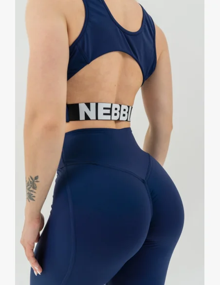 NEBBIA • Top corto GYM THERAPY blu • Nebshop.cz