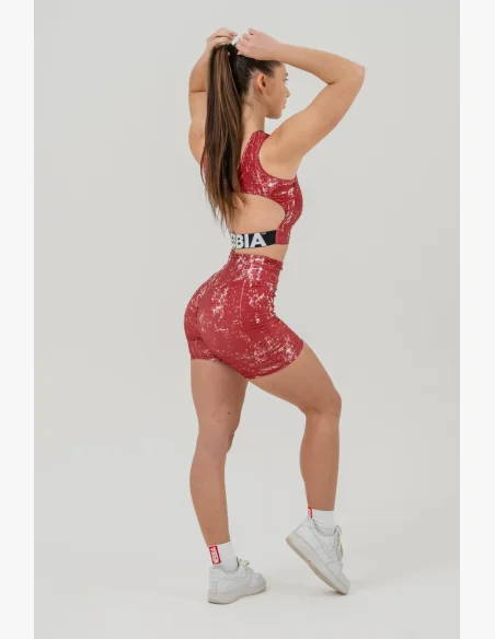 NEBBIA • Top corto ROUGH GIRL rosso • Nebshop.cz