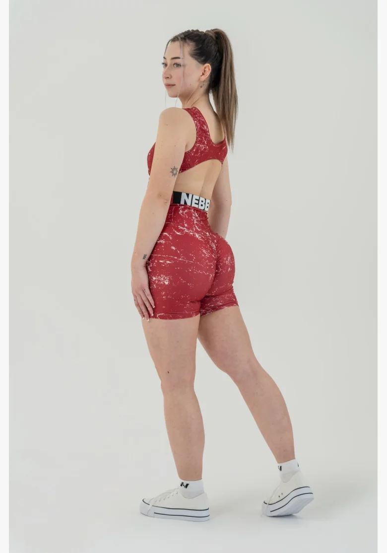 NEBBIA • Top corto ROUGH GIRL rosso • Nebshop.cz
