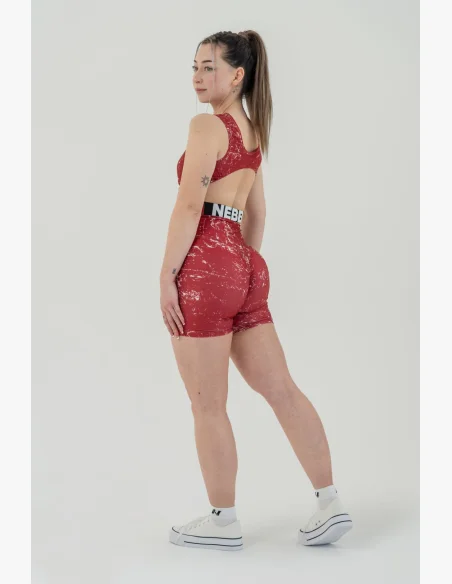 NEBBIA • Top corto ROUGH GIRL rosso • Nebshop.cz