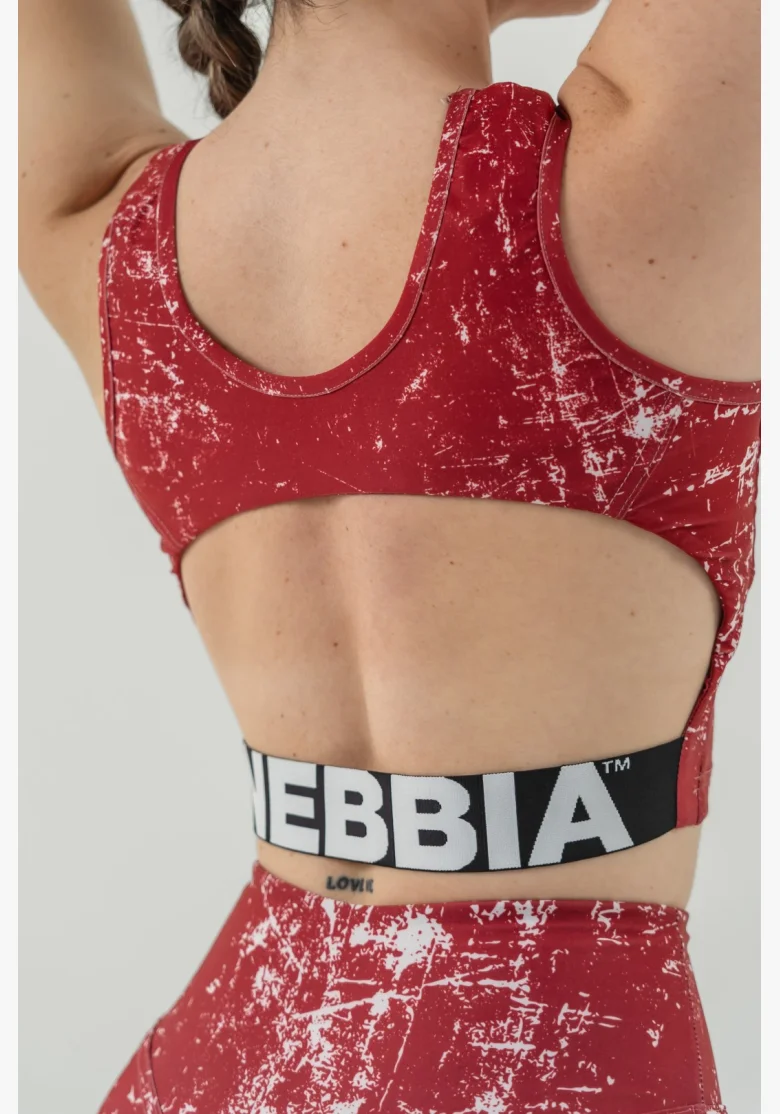 NEBBIA • Top corto ROUGH GIRL rosso • Nebshop.cz
