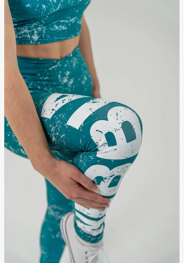 NEBBIA • Leggings per il fitness ROUGH GIRL verdi • Nebshop.it