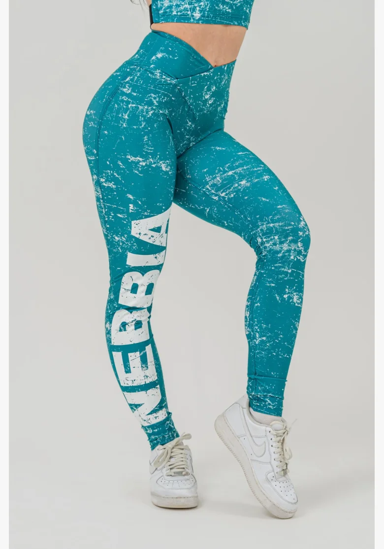 NEBBIA • Leggings per il fitness ROUGH GIRL verdi • Nebshop.it