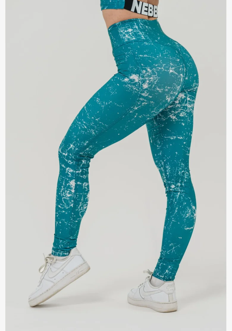 NEBBIA • Leggings per il fitness ROUGH GIRL verdi • Nebshop.it