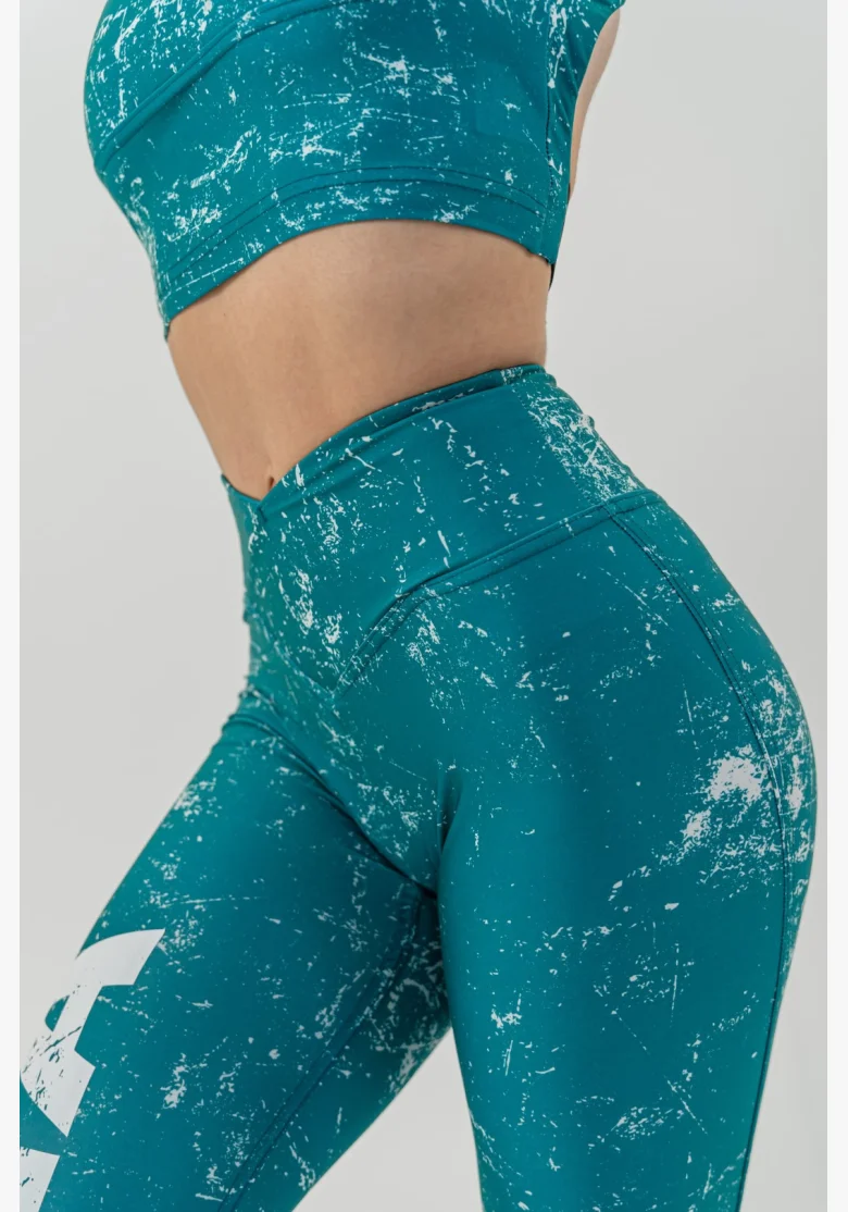 NEBBIA • Leggings per il fitness ROUGH GIRL verdi • Nebshop.it