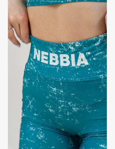 NEBBIA • Pantaloni shorts a vita alta 5″ HAMMIES verdi • Nebshop.it