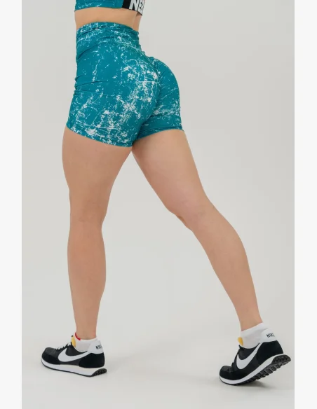 NEBBIA • Pantaloni shorts a vita alta 5″ HAMMIES verdi • Nebshop.it