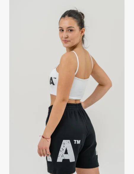 NEBBIA • NEBBIA Top bra BACK CHECK bianco • Nebshop.it
