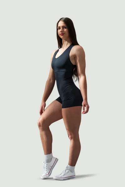 NEBBIA • NEBBIA Tuta sportiva corta 5″ GYM RAT nera • Nebshop.it