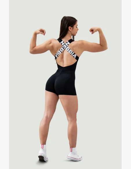 NEBBIA • NEBBIA Tuta sportiva corta 5″ GYM RAT nera • Nebshop.it