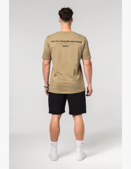 NEBBIA • NEBBIA Muscle fit t-shirt FLEXIN' verde • Nebshop.it
