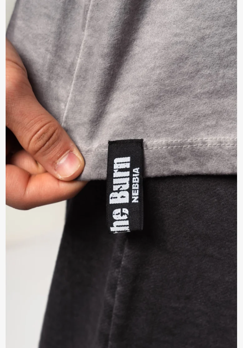 NEBBIA • NEBBIA Canotta oversized MAX OUT grigia • Nebshop.cz