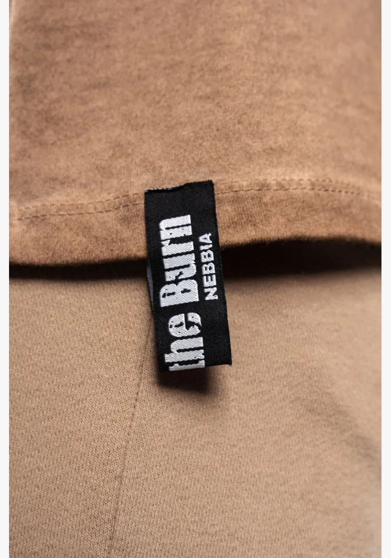 NEBBIA • NEBBIA Canotta oversize MAX OUT lavata marrone • Nebshop.cz