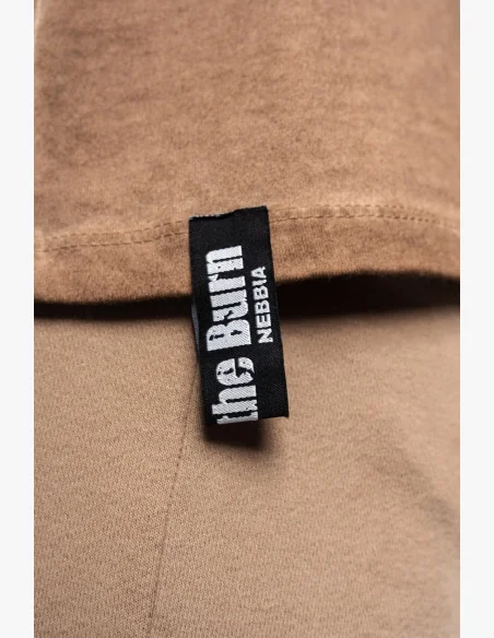 NEBBIA • NEBBIA Canotta oversize MAX OUT lavata marrone • Nebshop.cz