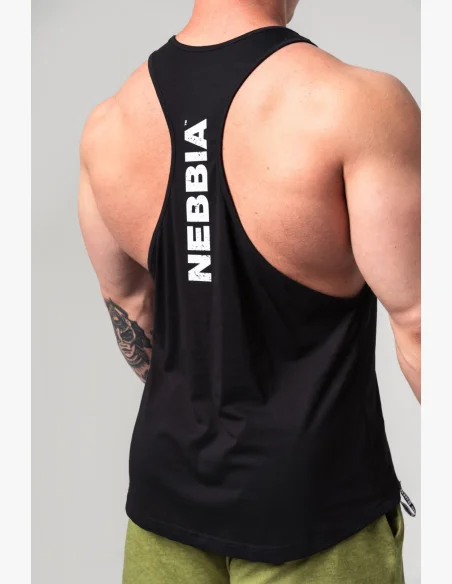 NEBBIA • Maglietta da fitness FLEXIN' nera • Nebshop.cz