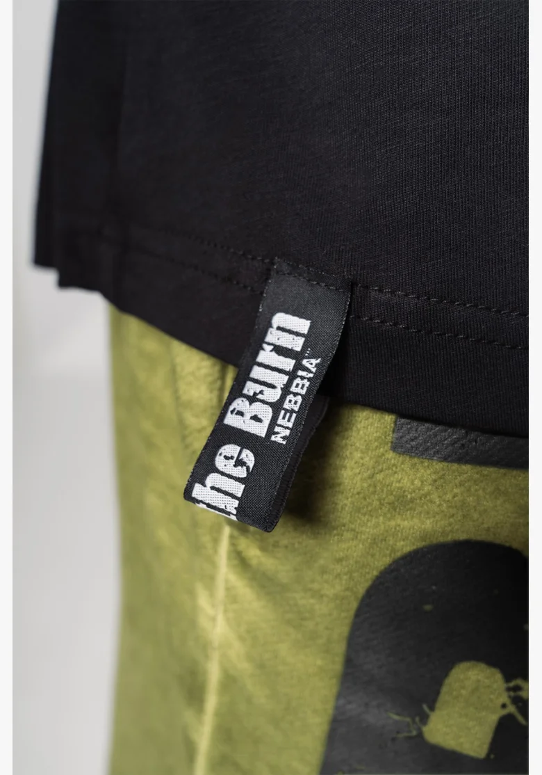 NEBBIA • Maglietta da fitness FLEXIN' nera • Nebshop.cz