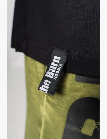NEBBIA • Maglietta da fitness FLEXIN' nera • Nebshop.cz