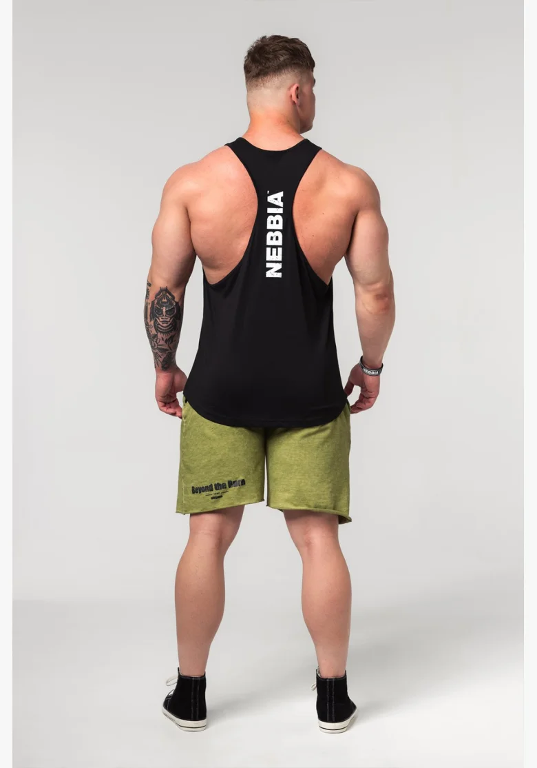 NEBBIA • Maglietta da fitness FLEXIN' nera • Nebshop.cz