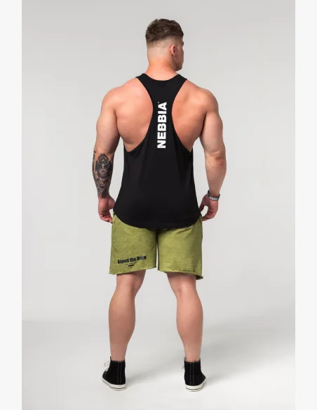 NEBBIA • Maglietta da fitness FLEXIN' nera • Nebshop.cz