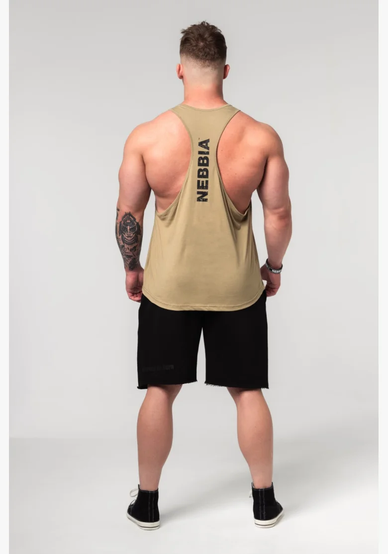 NEBBIA • NEBBIA Fitness canottiera FLEXIN' verde • Nebshop.cz
