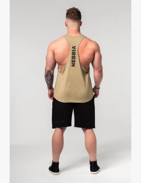 NEBBIA • NEBBIA Fitness canottiera FLEXIN' verde • Nebshop.cz